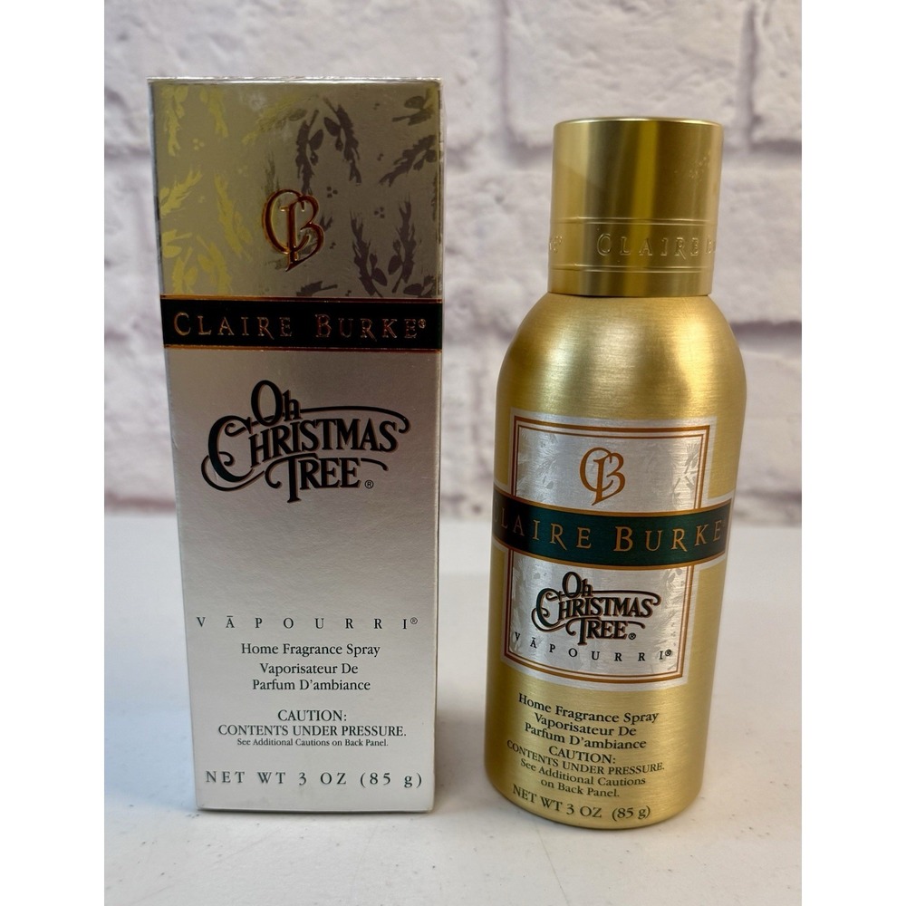 Vintage 2000 Claire Burke Oh Christmas Tree Vapourri Spray 3 oz. New In Box